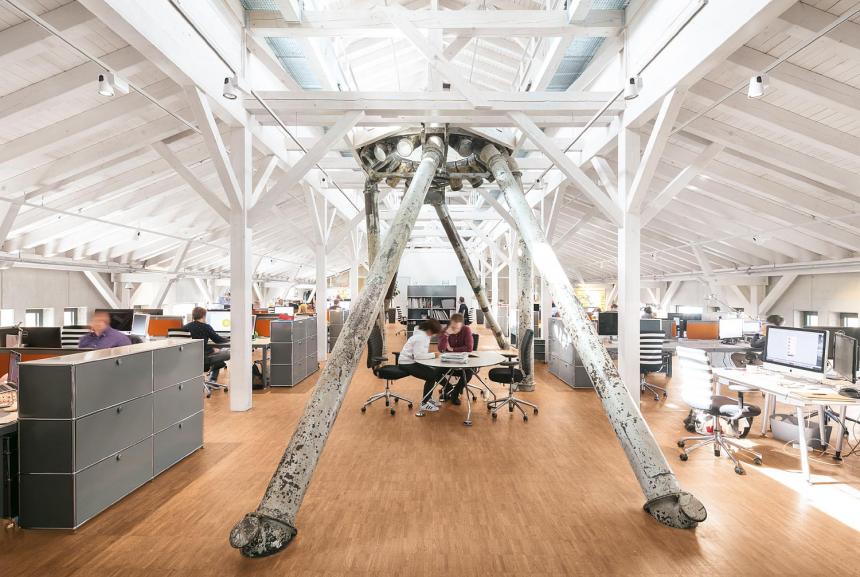 Holzsilo Plange Mühle Campus