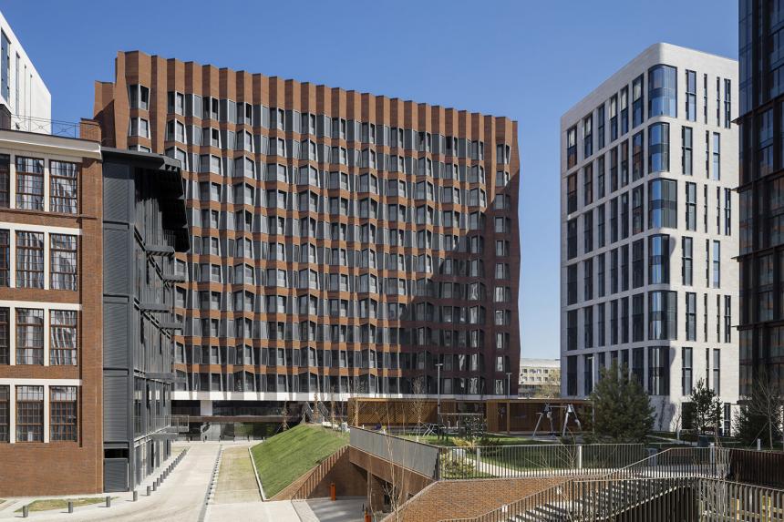 SPEECH architectural office, Moskau (RU)	The residential building in Sadovye Kvartaly complex, Moskau (RU)